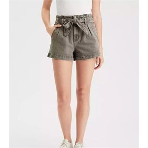 American Eagle Paperbag Highest Rise Mom Shorts
